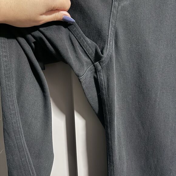 Spanx Women Skinny Leg Elastic Waist Denim Jegging Black Large Waist 31" Stretch - Picture 4 of 11